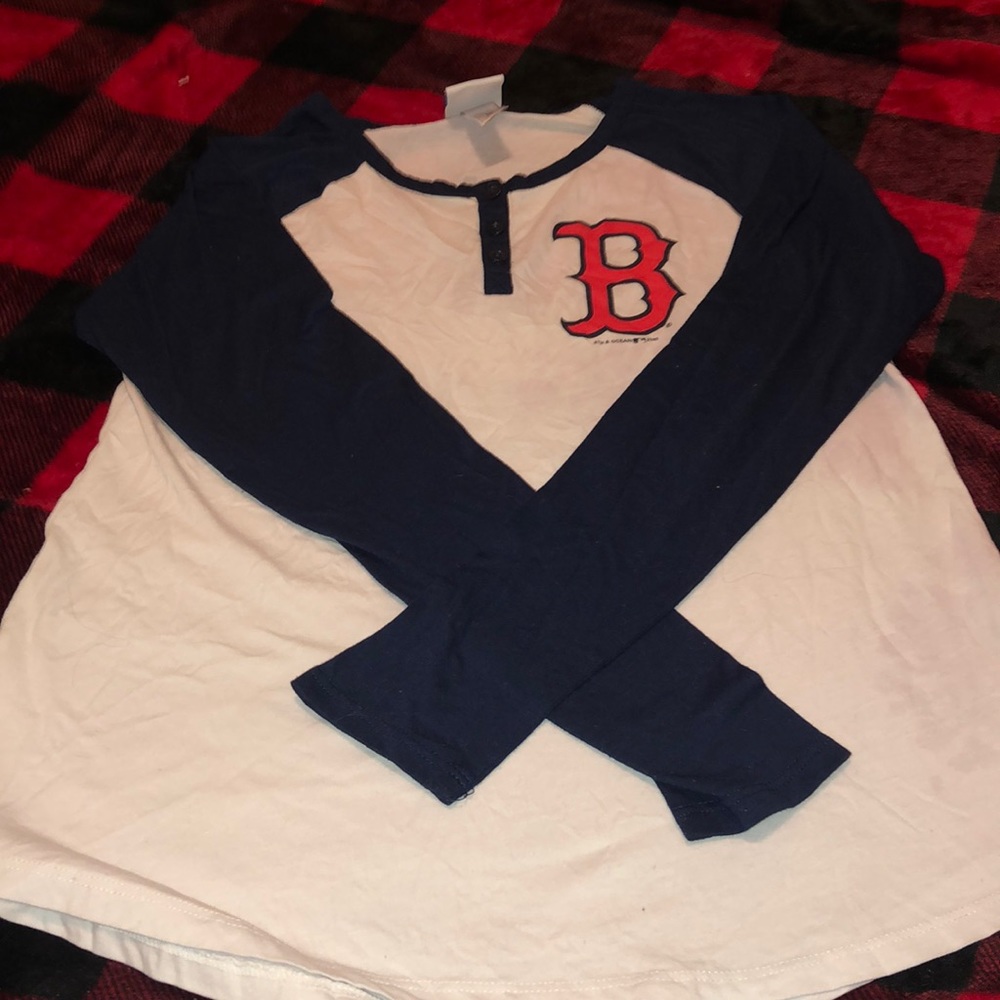 long sleeve boston red sox shirt
